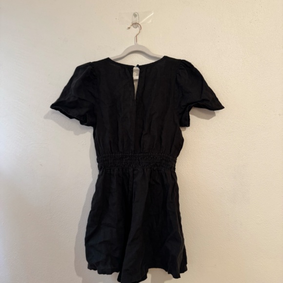 By Anthropologie Black Swim Cover-Up Romper – Size S - Picture 3 of 4
